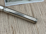 Montegrappa Mid-Size Reminiscence Sterling Silver Greek Key Pattern Faceted  Rollerball Pen