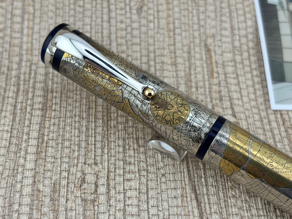 Montegrappa GEA 2001 Limited Edition #157/2001 Fountain Pen - Fine 18kt Gold Nib