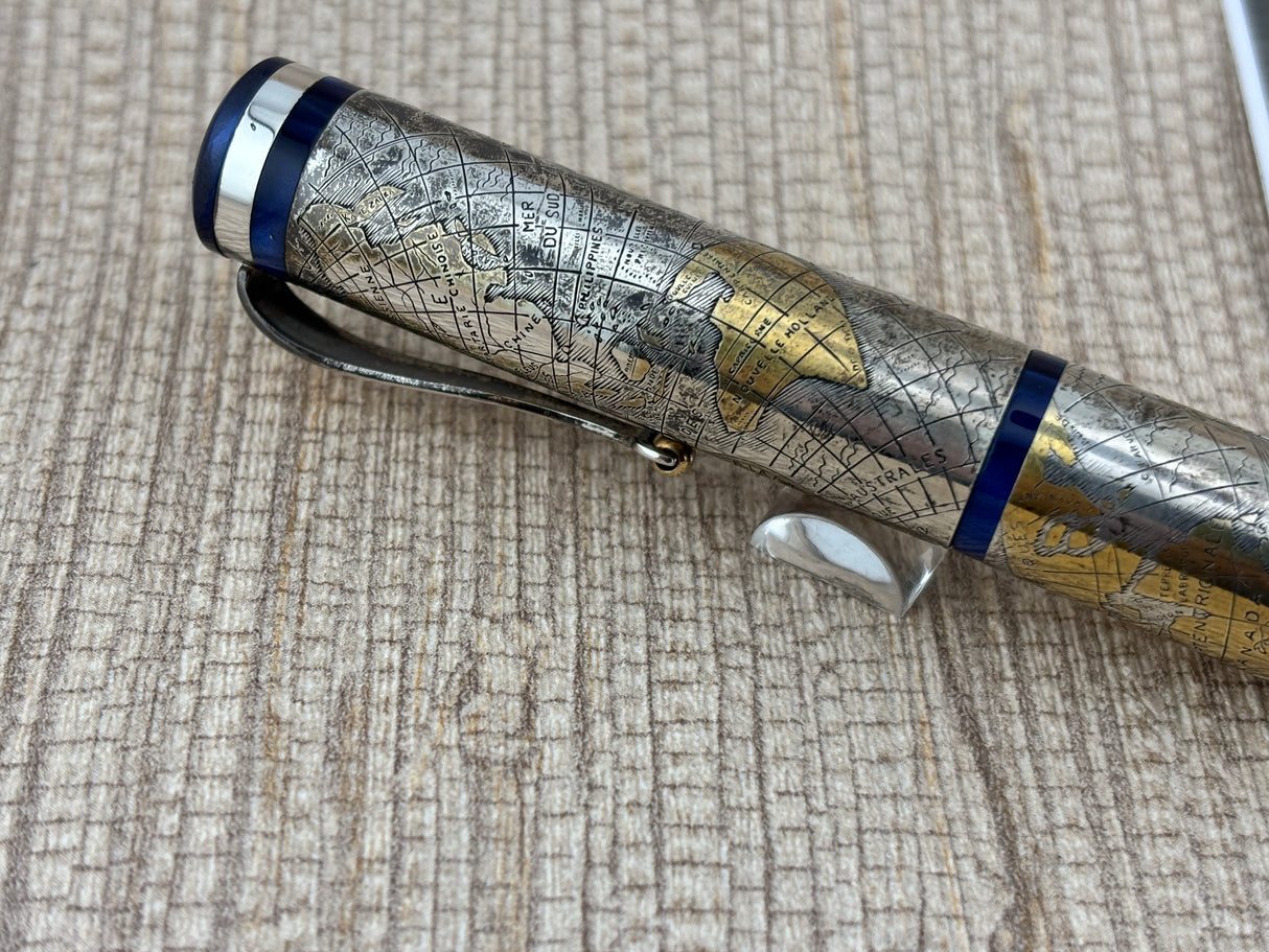 Montegrappa GEA 2001 Limited Edition #157/2001 Fountain Pen - Fine 18kt Gold Nib