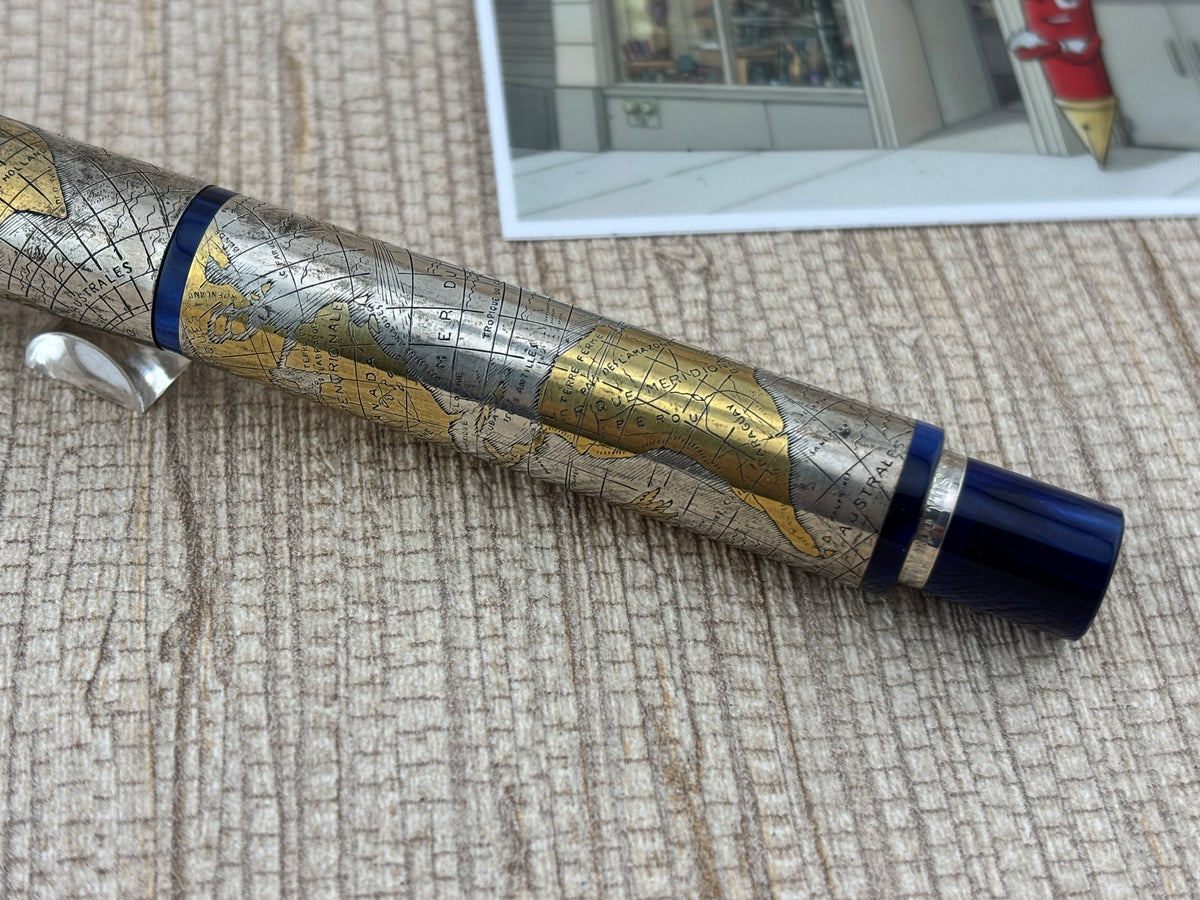 Montegrappa GEA 2001 Limited Edition #157/2001 Fountain Pen - Fine 18kt Gold Nib
