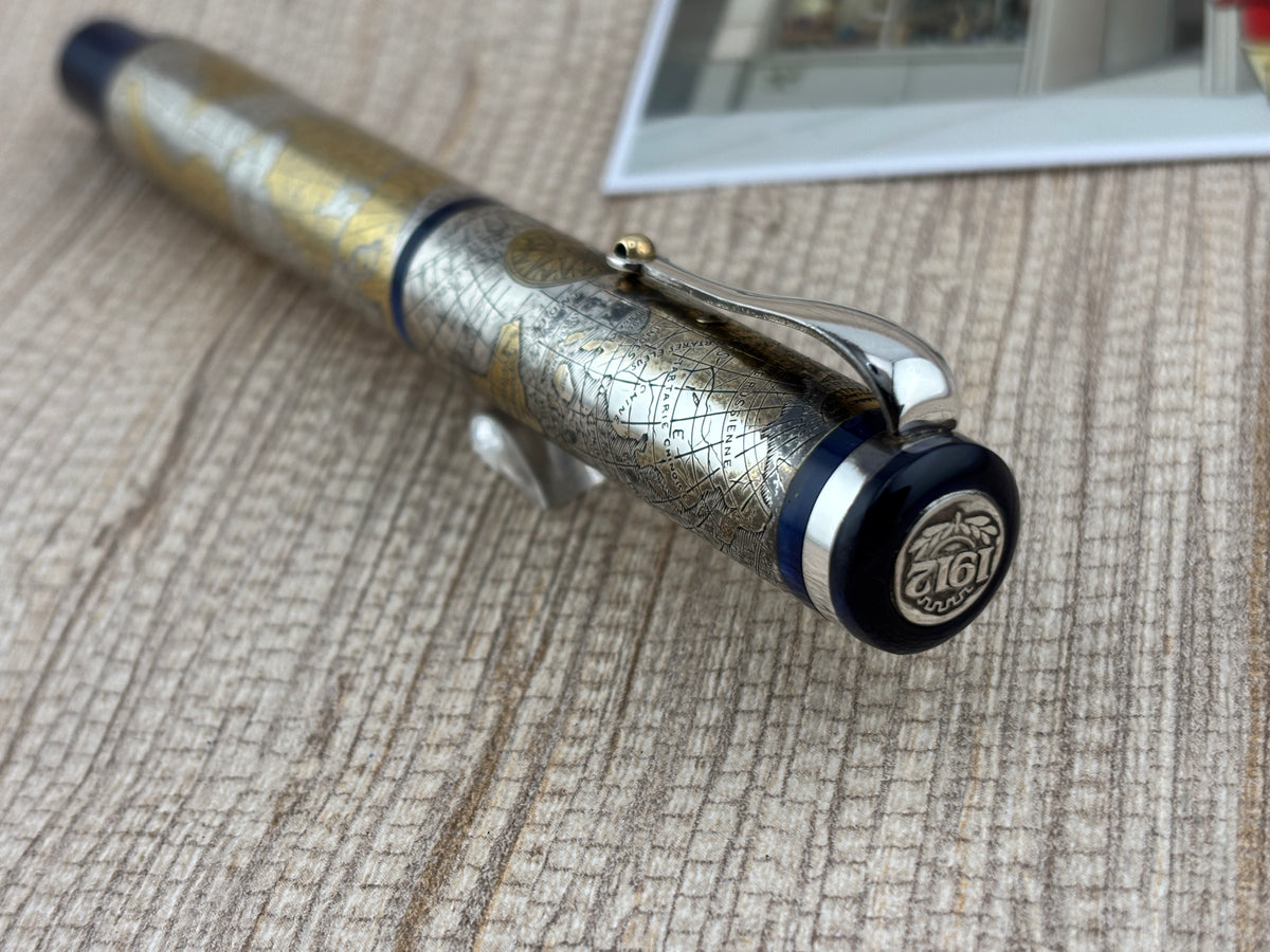 Montegrappa GEA 2001 Limited Edition #157/2001 Fountain Pen - Fine 18kt Gold Nib