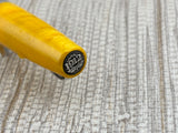 Montegrappa Extra Lustrous Yellow Celluloid  Large Gold Nib #8 Fountain Pen - Fine 18kt Gold Nib