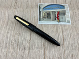 Sailor King of Pen 21K Gold Nib Naginata Togi Cross Point Black Hard Rubber (Ebonite) Fountain Pen