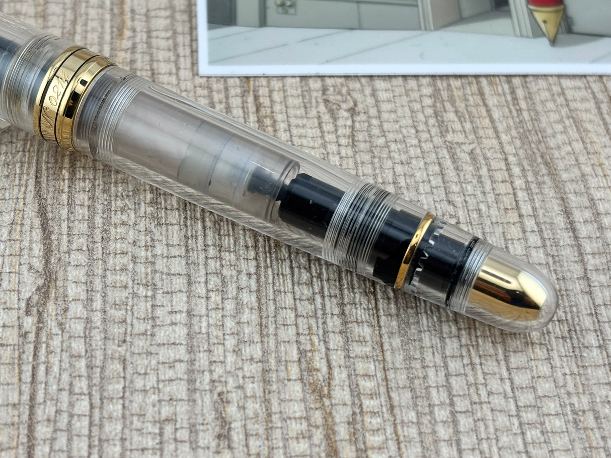 Aurora 88 Anniversario Clear Demonstrator Limited Edition #102/188 Fountain Pen - Extra Fine 18kt Gold Nib