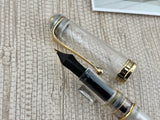 Aurora 88 Anniversario Clear Demonstrator Limited Edition #102/188 Fountain Pen - Extra Fine 18kt Gold Nib