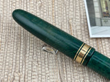 Omas AM 87 Briarwood Green Mint Fountain Pen - Medium 18kt Gold Nib