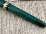 Omas AM 87 Briarwood Green Mint Fountain Pen - Medium 18kt Gold Nib
