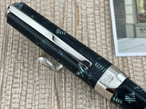 Visconti Aida Candy Stripes Celluloid Limited Edition Fountain Pen - Fine 18kt Gold Nib