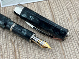 Visconti Aida Candy Stripes Celluloid Limited Edition Fountain Pen - Fine 18kt Gold Nib