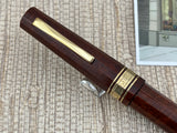OMAS Cristoforo Colombo II Limited Edition Briarwood  Fountain Pen - Fine 18kt Gold Nib