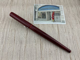 Nakaya Desk Pen Aka Tamenuri New Condition Extra Broad Stub Nib - Fountain Pen