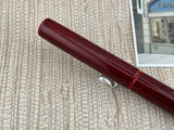 Nakaya Desk Pen Aka Tamenuri New Condition Extra Broad Stub Nib - Fountain Pen