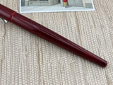 Nakaya Desk Pen Aka Tamenuri New Condition Extra Broad Stub Nib - Fountain Pen
