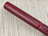 Nakaya Desk Pen Aka Tamenuri New Condition Extra Broad Stub Nib - Fountain Pen