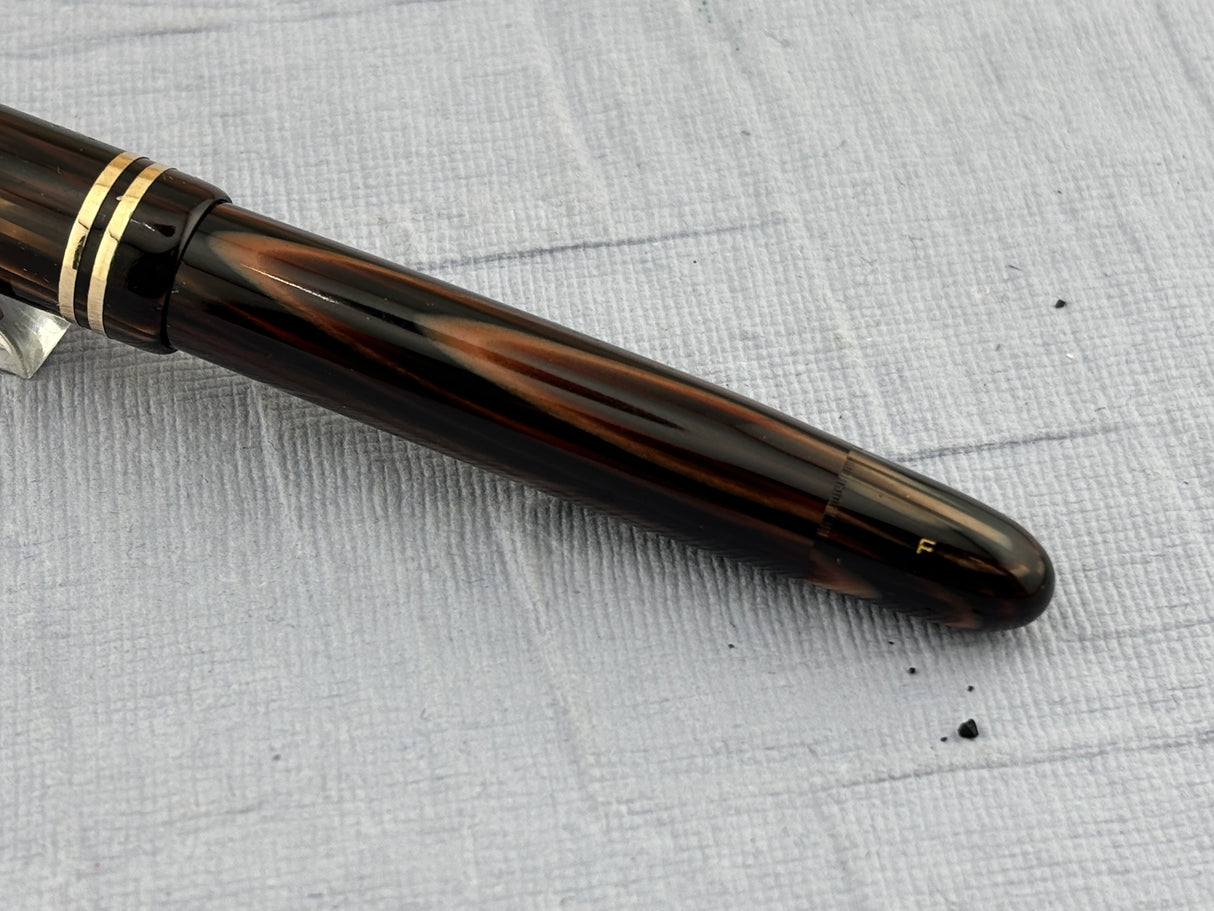 Montblanc 242 M brown Tiger Eye  condition condition! - Fountain Pen