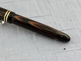 Montblanc 242 M brown Tiger Eye  condition condition! - Fountain Pen