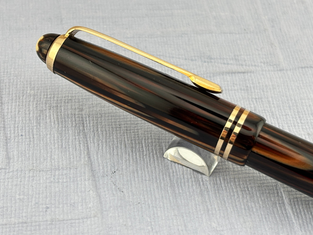 Montblanc 242 M brown Tiger Eye  condition condition! - Fountain Pen
