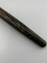 Ranga Pen huge Pen Round shape Brown Mottled - Flex nib - Fountain Pen