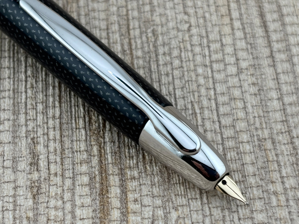 Pilot Vanishing Point Black Carbonesque - Fountain Pen