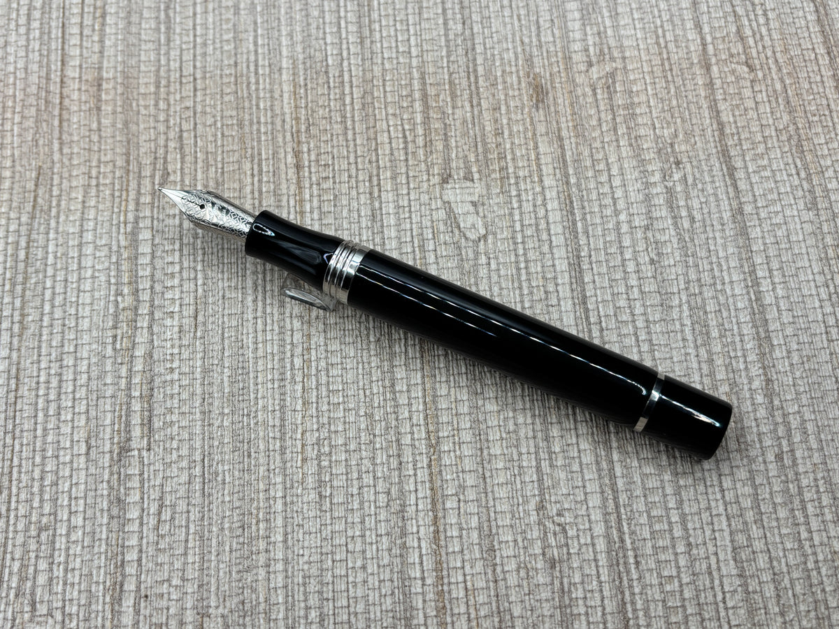Montegrappa Ducale Black Rhodium Trim - Fountain Pen