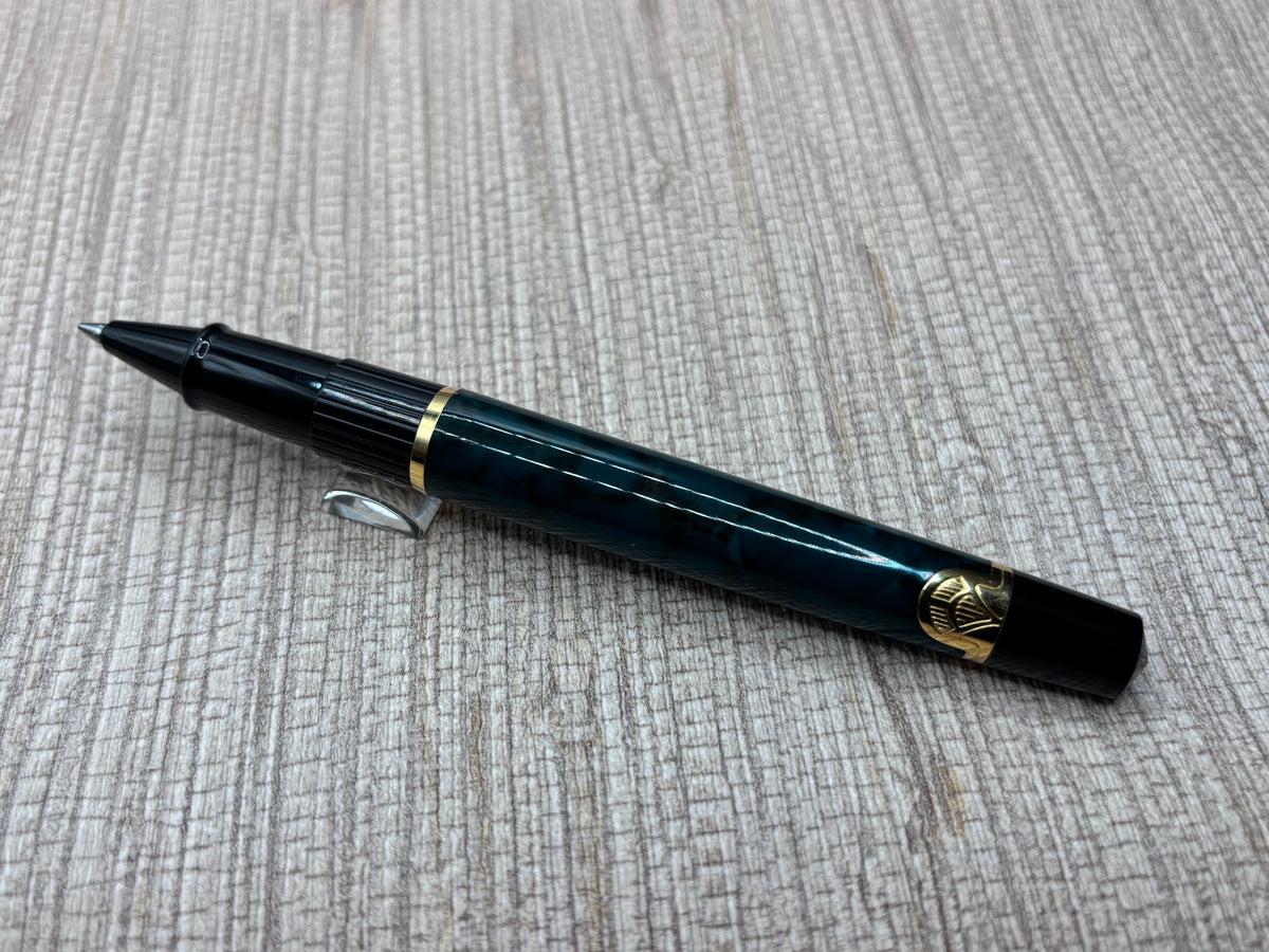 Waterman Expert Green Marble - Rollerball Pen