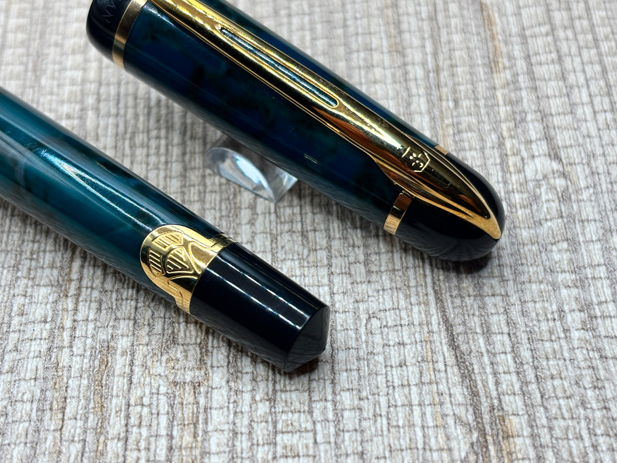 Waterman Expert Green Marble - Rollerball Pen