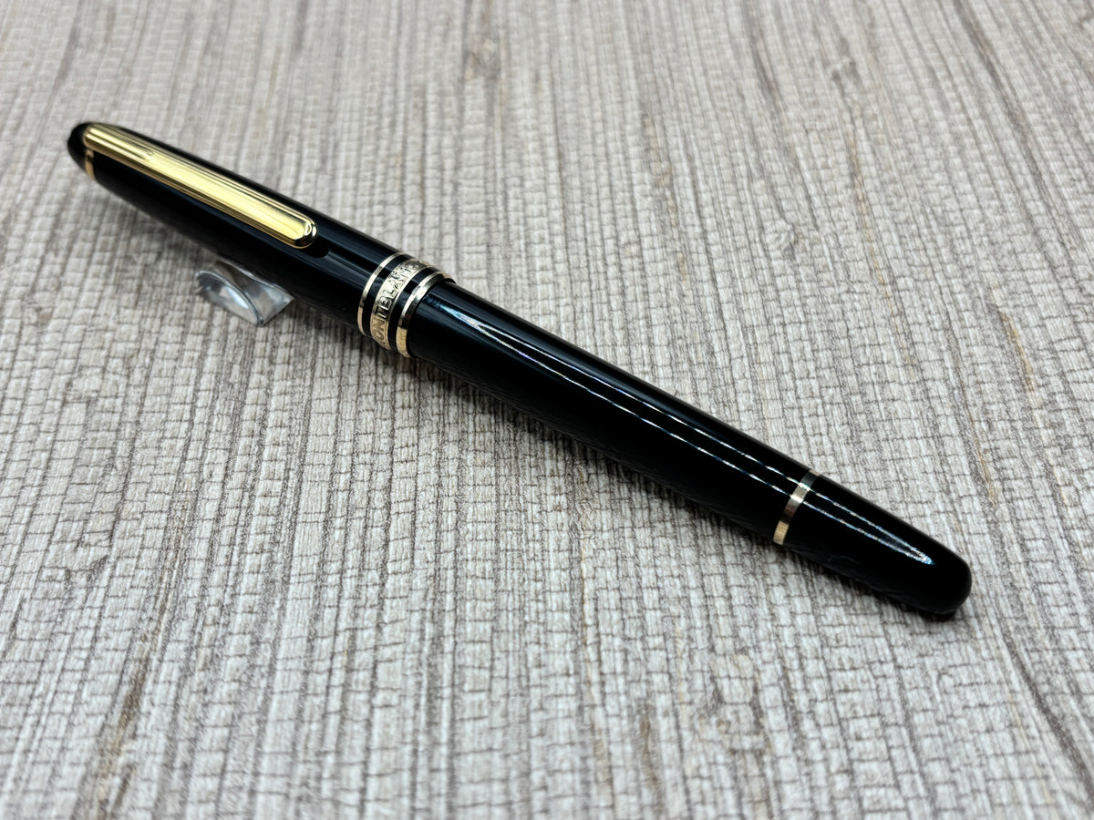 Montblanc Meisterstuck  Black Gold Trim - Rollerball Pen