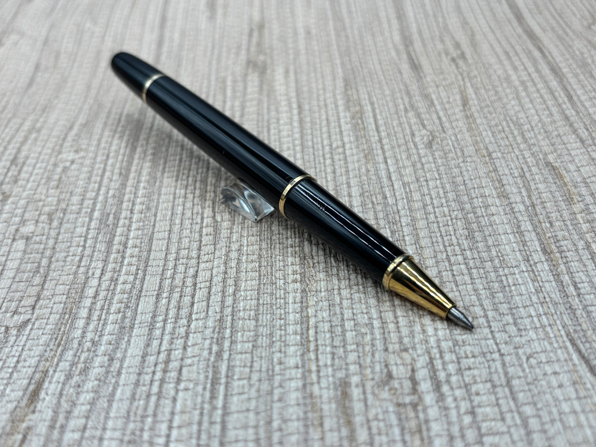 Montblanc Meisterstuck  Black Gold Trim - Rollerball Pen