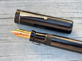 PARKER Black Giant Fountain Pen - RARE!
