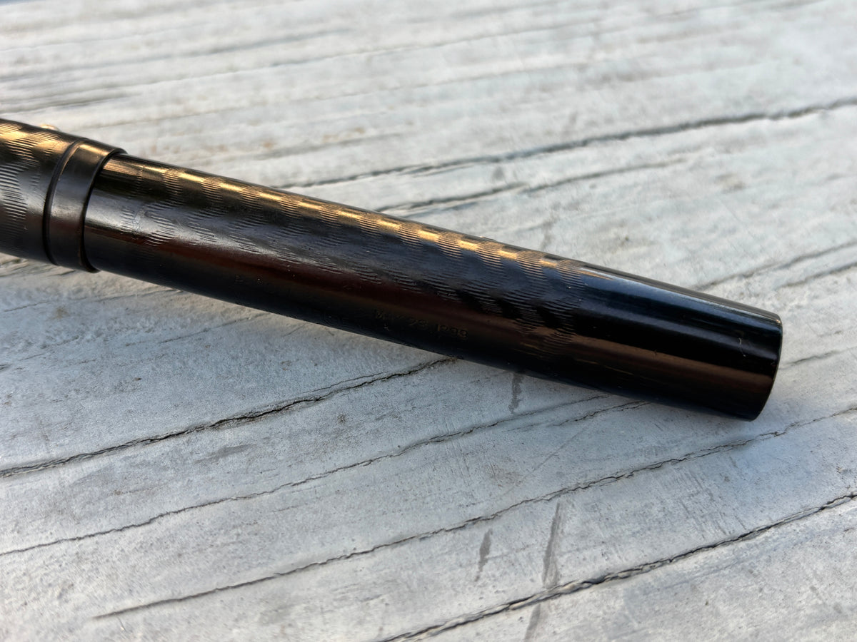 Waterman 58 Black Hard Rubber Chased  - Fountain Pen