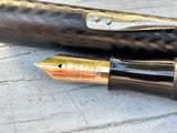 Waterman 58 Black Hard Rubber Chased  - Fountain Pen