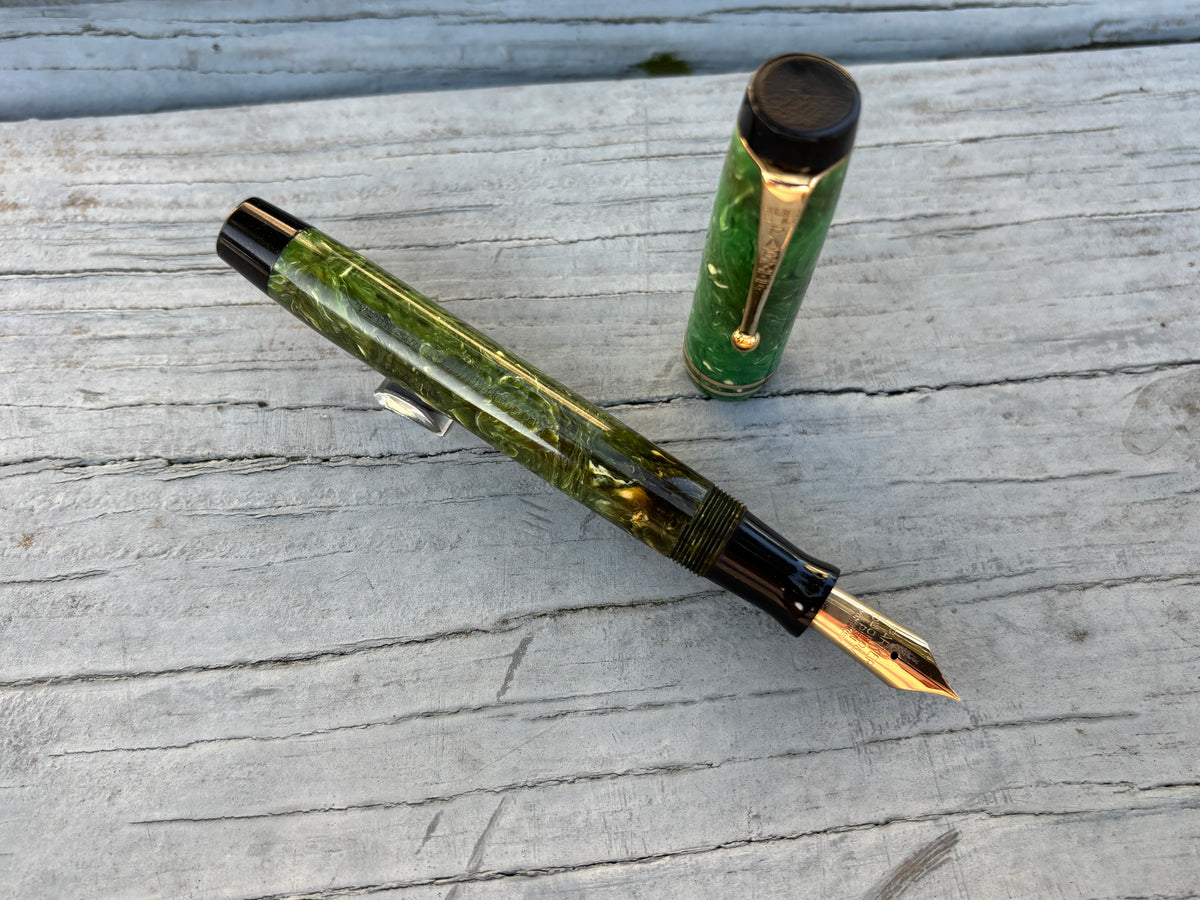 Parker Duofold Senior Streamline Green Jade - Fountain Pen
