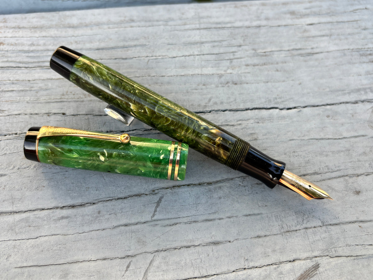 Parker Duofold Senior Streamline Green Jade - Fountain Pen