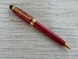 Jimmy's Pick - Aurora Ipsilon Red Gold Trim - Ballpoint Pen