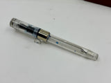 Bexley Deluxe 1993 Clear Demonstrator 047/100 solid gold clip and cap band - Fountain Pen