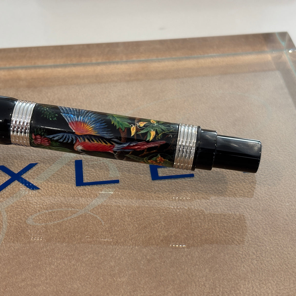 Bexley Pens Plus The of Paradise  Birds - 10K gold clip Hand Painted