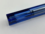 Nettuno Barracuda Blue Transparent  Square Fountain Pen  - Extremely Funky!