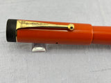 Parker Duofold Junior Red Hard rubber Bandless cap