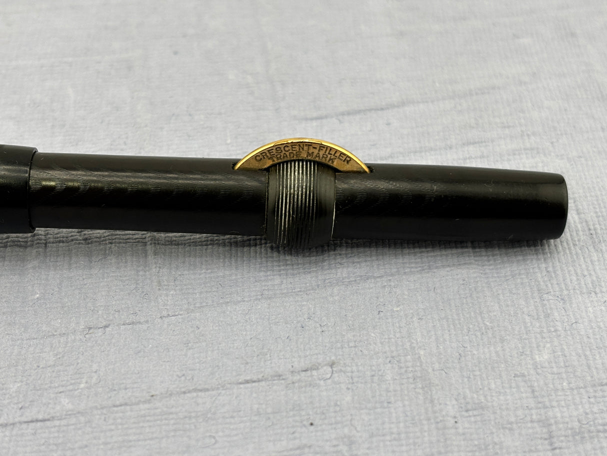 Conklin Toledo Black Chased # 3 size nib - Fountain Pen