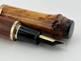 Sailor Susutake Smoked Bamboo Fountain Pen - Naginata Togi  Medium/Fine 21Kt Gold Nib - Extremely Rare!