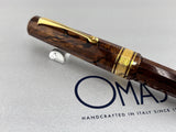 OMAS Original Paragon "Vintage" Burlwood Celluloid Limited Edition Fountain Pen - Fine "EXTRA FLESSIBLE" 14Kt Gold Nib - One of the Most Desirable OMAS Celluloids and Nibs!