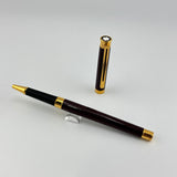 Montblanc Noblesse Burgundy gold trim  - Roller  Pen