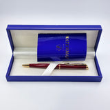 Waterman Hemisphere  Burgundy Marble  - Ball Pen