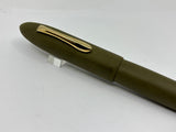 Ranga India Giant Torpedo Green unpolished ebonite  - Fountain Pen