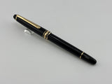 Montblanc Classique #144 Black Resin Fountain Pen  - Medium  14kt Gold Nib