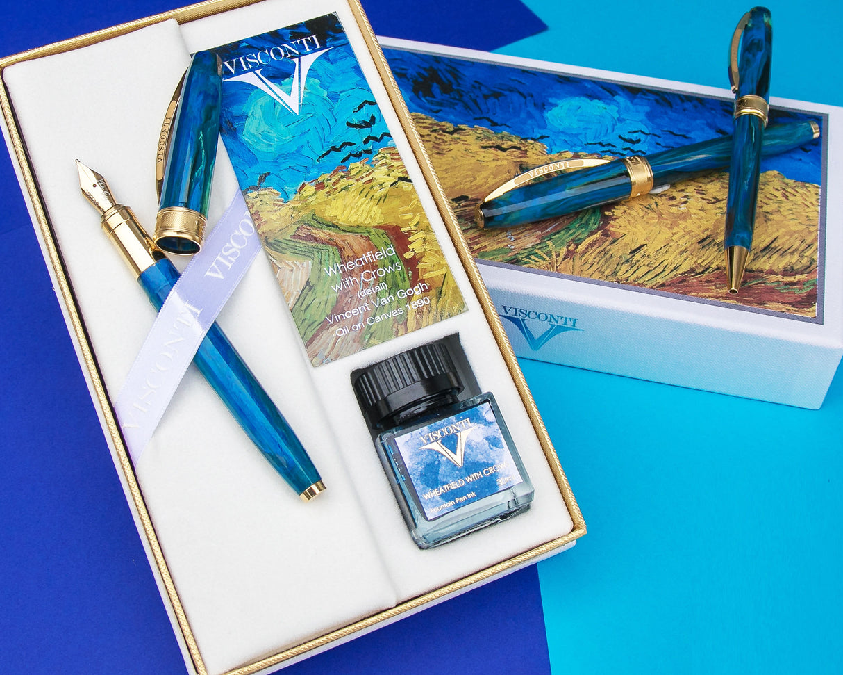 Visconti Van Gogh Impressionist Wheat Field with Crows - Fountain Pen