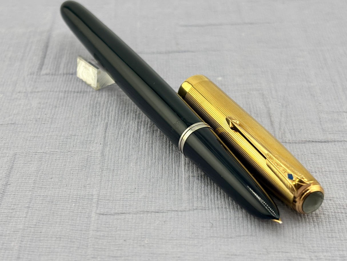 Parker 51 Navy Blue Diamond clip Vacumatic