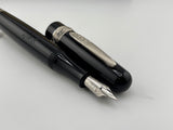Stipula Firenze Etruria Black Silver trim - Fountain Pen