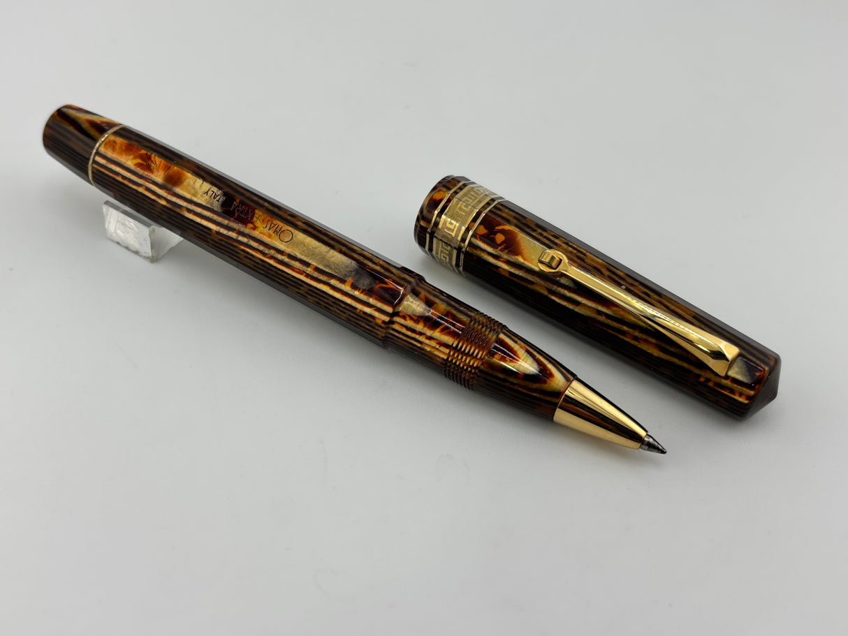 Omas Paragon Exquisite Celluloid Bronze Arco  Rollerball