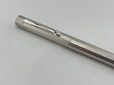 Omas 502 Mechanical Pencil circa 1990 faceted Satin metal